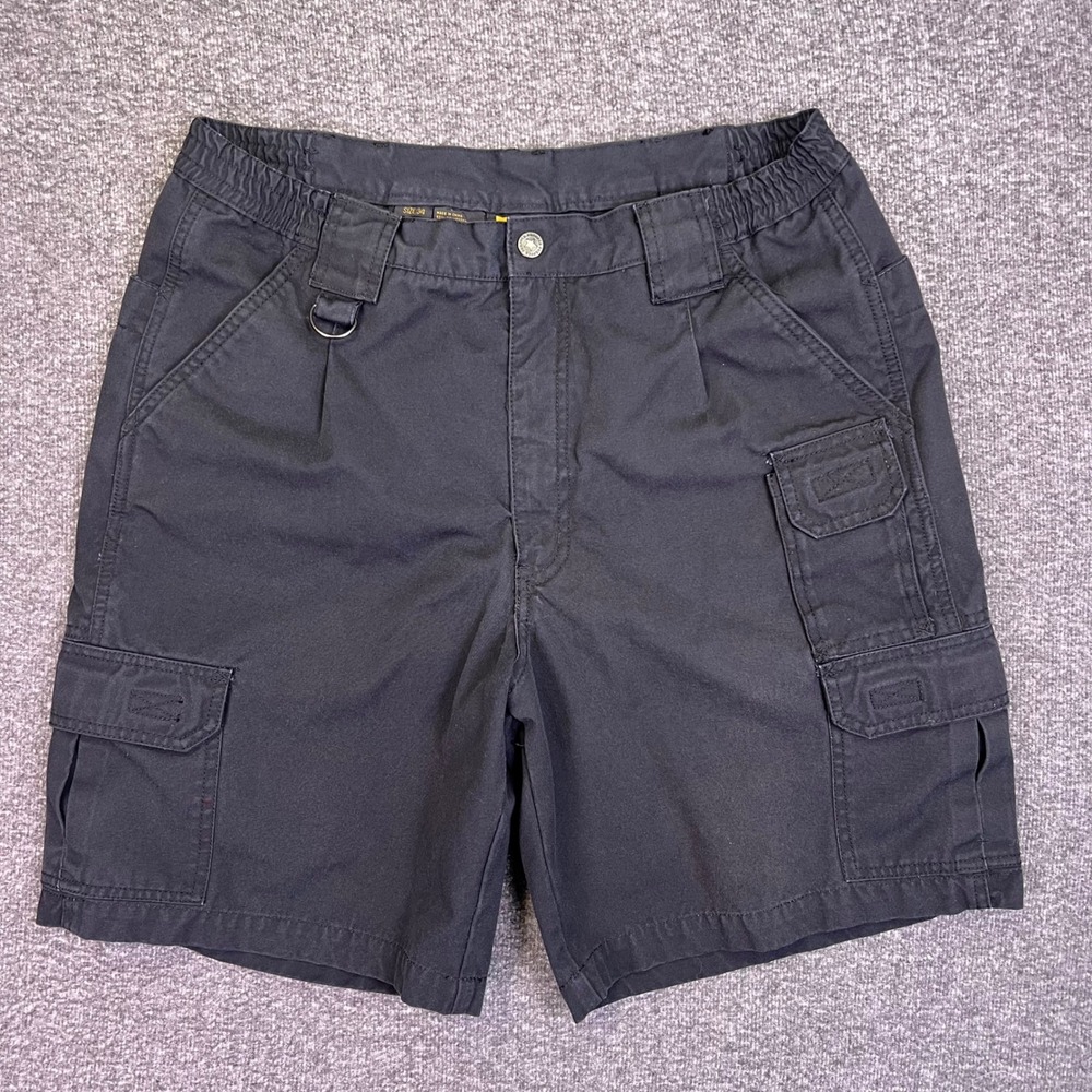 Propper Tactical Cargo Shorts Mens 34‎ Black Military Utility Workwear Uniform